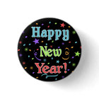 Happy New Year Button