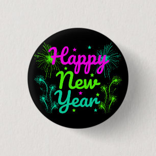 Happy New Year  Button