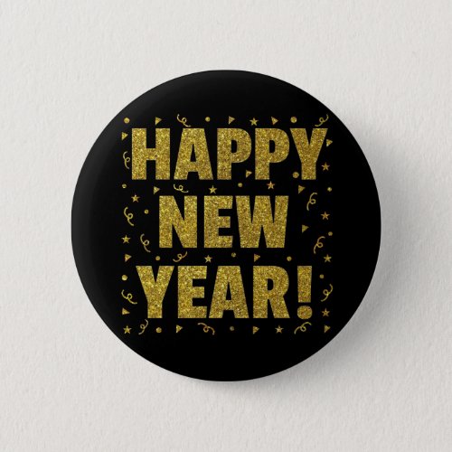 Happy New Year Button