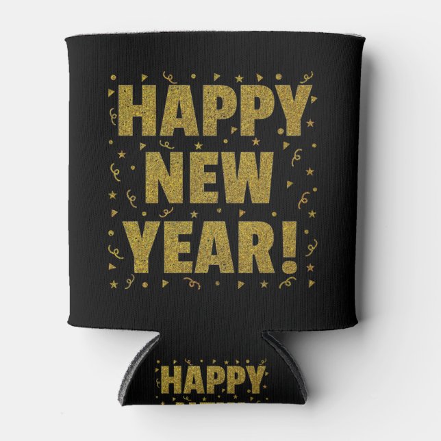 Happy New Year Can Cooler (Front)