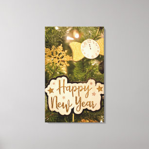 HAPPY NEW YEAR CANVAS PRINT