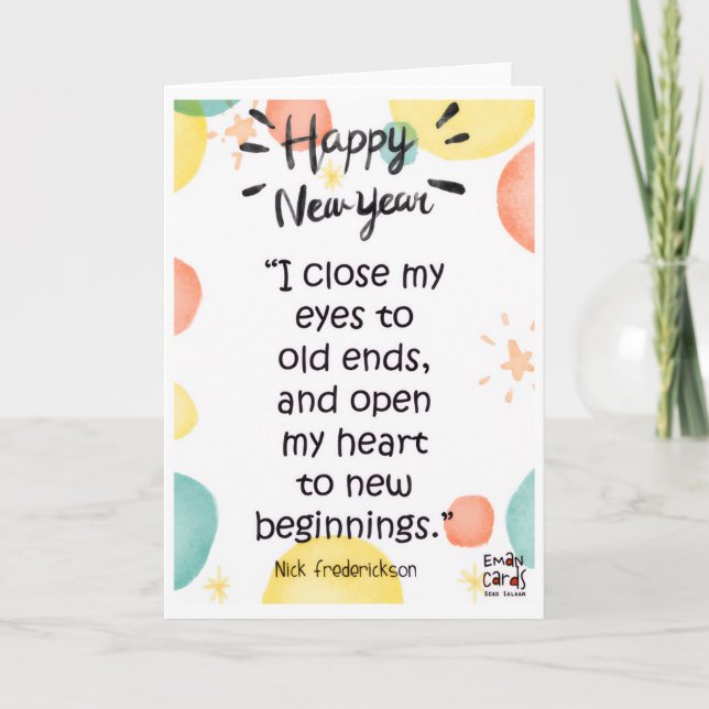 Happy New Year Card (Front)