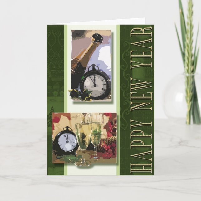 Happy new year card (Front)