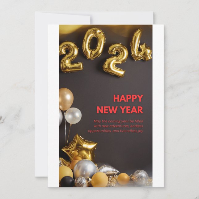 Happy New Year Card (Front)