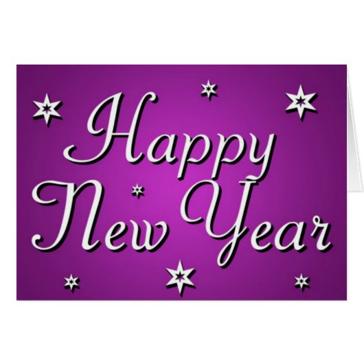 Happy New Year Cards (Front Horizontal)