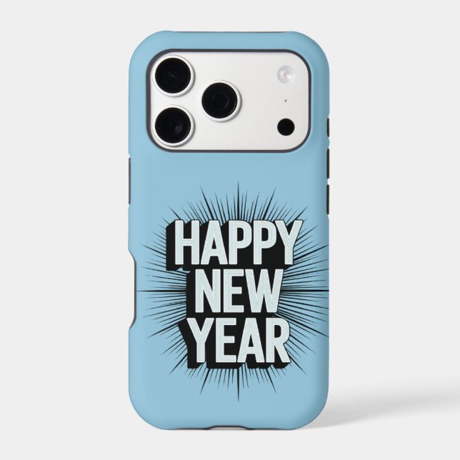 Happy New Year Case-Mate iPhone Case (Back)