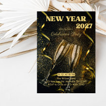  Happy New Year Celebration, Midnight Countdown 