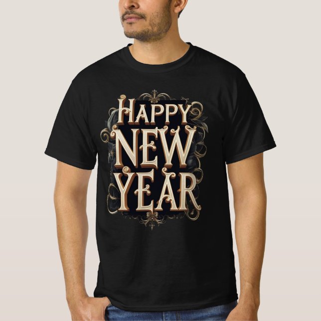 Happy New Year Celebration T-Shirt (Front)