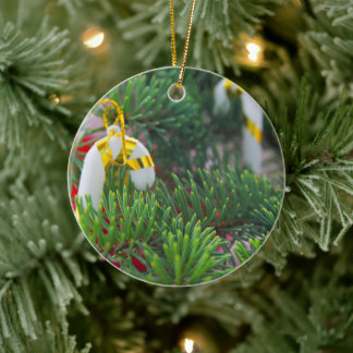 Happy New Year Ceramic Ornament