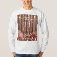 happy new year champagne glow long sleeve