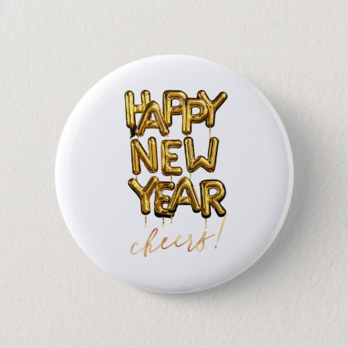 Happy New Year Cheers Button