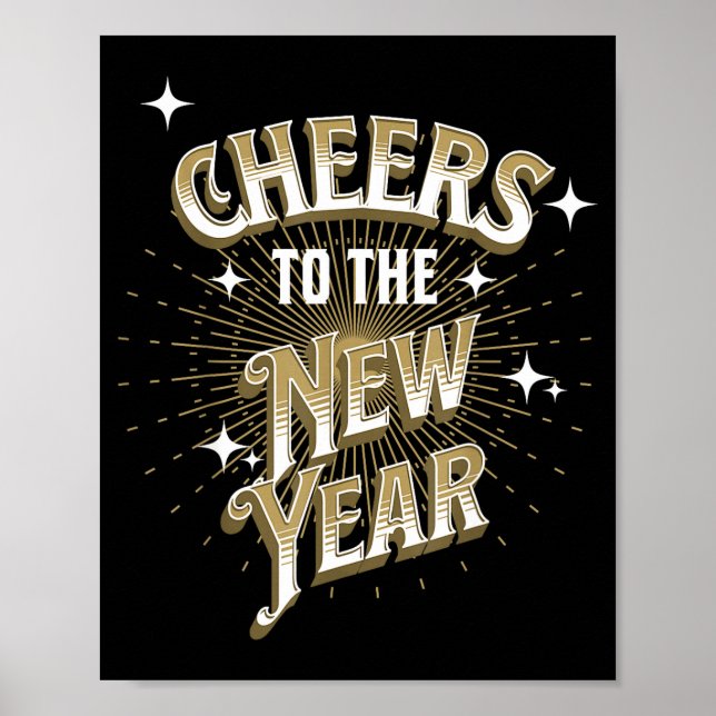 Happy New Year - Cheers To The New Year  Poster (Front)