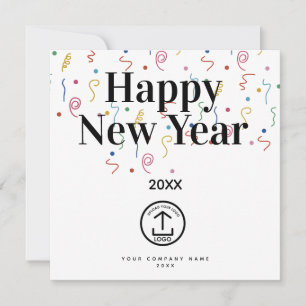 Happy New Year Company Business Logo Holiday