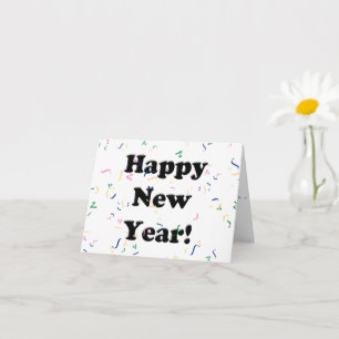 Happy New Year! Confetti Card