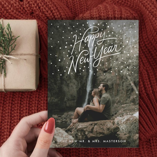 Happy New Year Confetti Holiday Card (Creator Uploaded)
