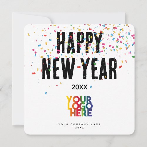 Happy New Year Corporate Business Logo Holiday 