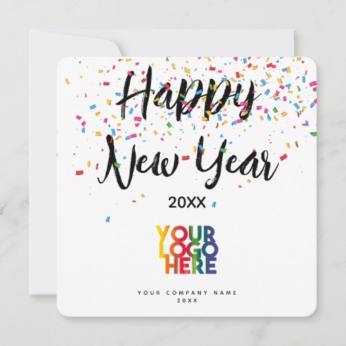 Happy New Year Corporate Business Logo Holiday
