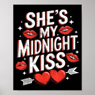 Happy New Year Couples She's My Midnight Kiss Vale Poster
