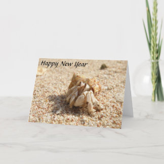 Happy New Year Crab Card