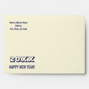 Happy New Year. Custom Year Envelope
