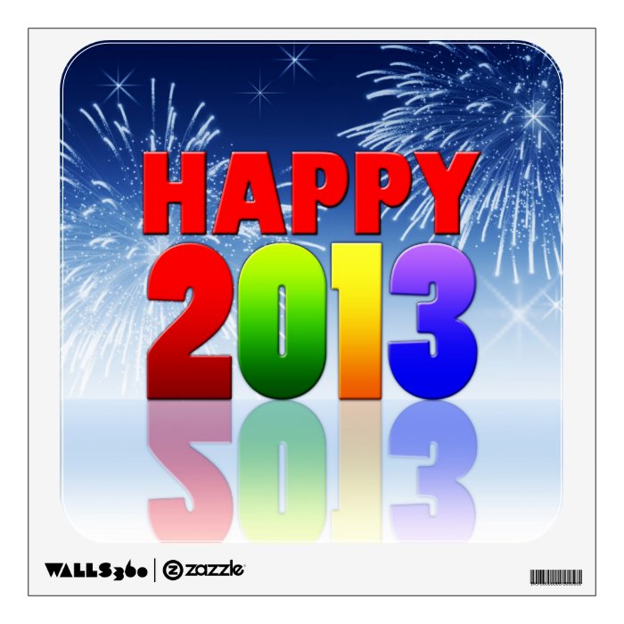 Happy New Year Design Wall Decals