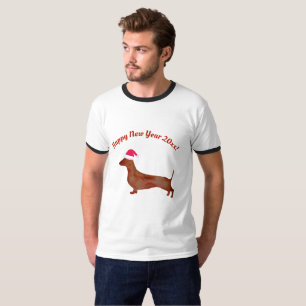 Happy New Year Dog Lovers Man Shirt
