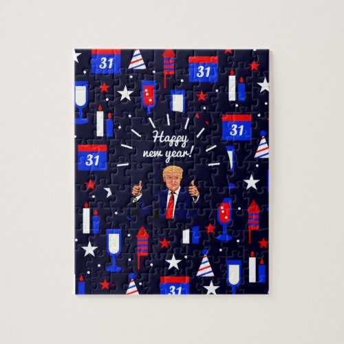 happy new year donald trump jigsaw puzzle