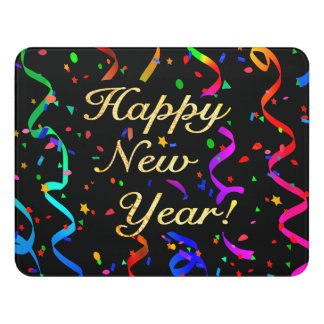 "Happy New Year!" Door Sign