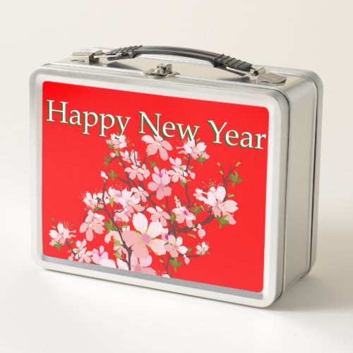 Happy New Year Dragon 2024 Metal Lunch Box