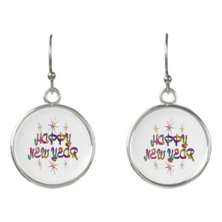 Happy New Year Earrings