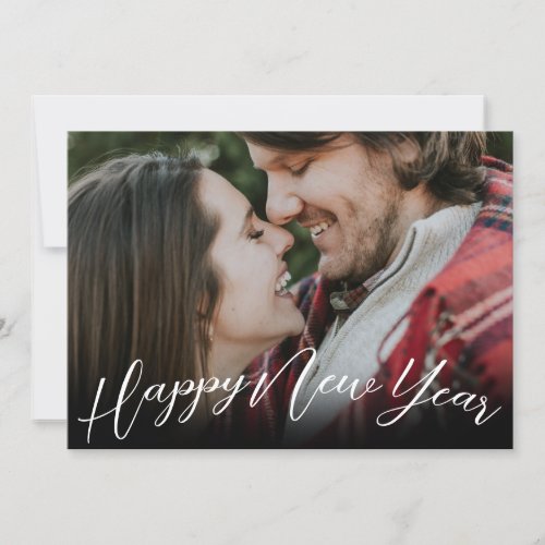 Happy New Year Engagement Photo Announcement