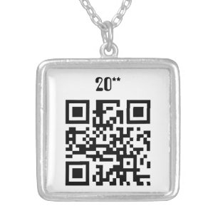 Happy New Year - English Silver Plated Necklace