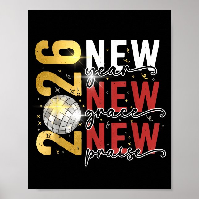 Happy New Year Eve 2026 New Year Party Hello 2026  Poster (Front)