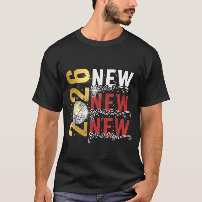 Happy New Year Eve 2026 New Year Party Hello 2026  T-Shirt (Front)