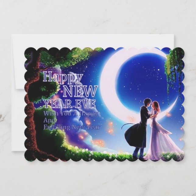 Happy New Year Eve Holiday Card (Front)