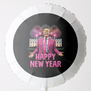 Happy New Year Eve Trump Resolution 2025 Balloon