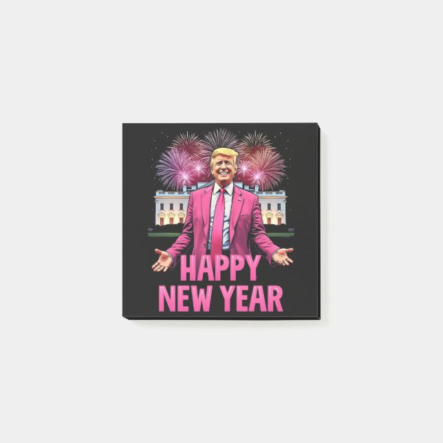 Happy New Year Eve Trump Resolution 2025 Post-it Notes (Front)