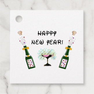 Happy New Year  Favor Tags
