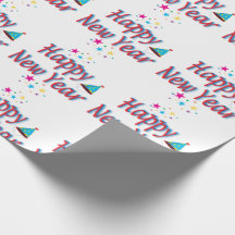 Happy New Year Festive Party Colorful Epic