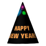 [ Thumbnail: "Happy New Year!" + Fireworks-Like Pattern Party Hat ]