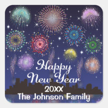 Happy New Year Fireworks