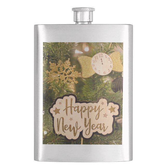 HAPPY NEW YEAR FLASK (Front)