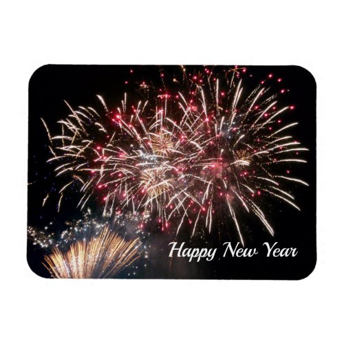 Happy New Year Flexible Photo Magnet