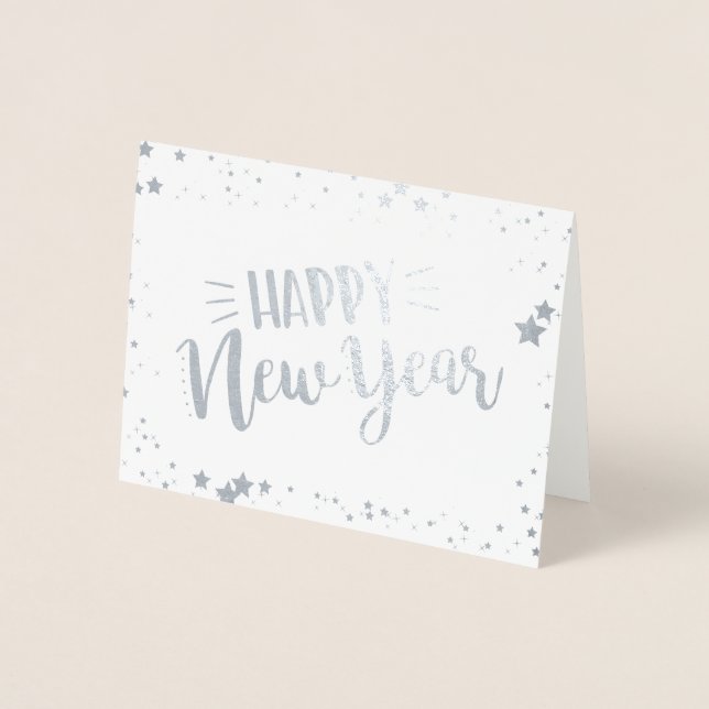 Happy New Year Foil Card (Front)