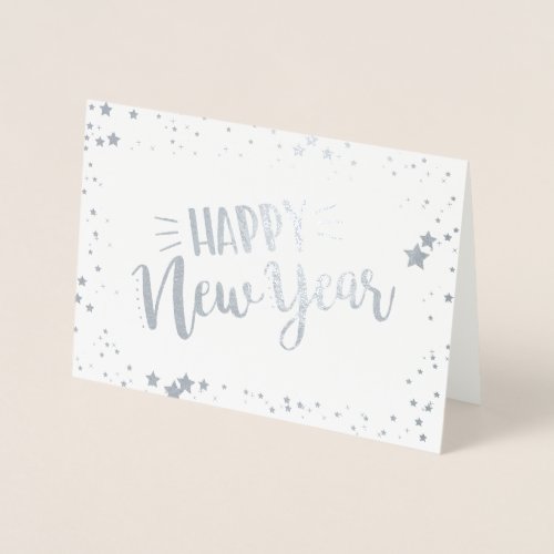 Happy New Year Foil Card