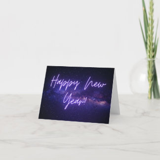 Happy New Year Folded Greeting Card