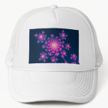 Happy New Year Fractal Trucker Hat