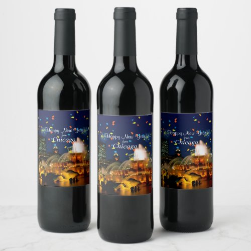 Happy New Year from Chicago Wine Label