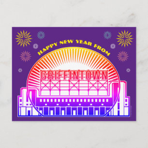 Happy New Year From Griffintown Postcard