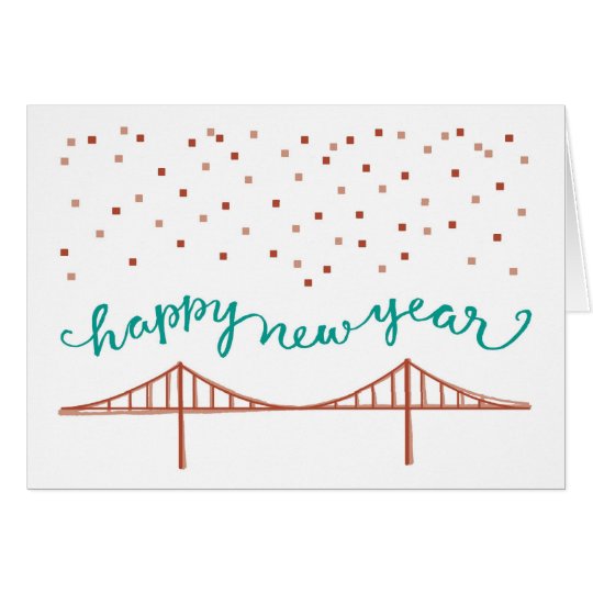 Happy New Year from San Francisco! Card